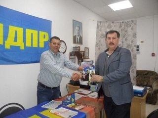 Атаман Камшилов В.В. поздравляет полковника Акимова С.Н. с днём рождения.