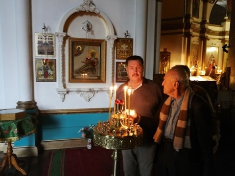 Атаман Камшилов В.В. на юбилее друга Николая Николаевича Дроздова пригласил посетить малую родину Касимовский район