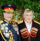 Атаман Камшилов В.В. поздравляет своего друга казачьего генерала Аверина Виктора Сергеевича с днём рождения