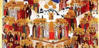 Казаки СКВРиЗ поздравляют всех православных христиан с Воскресным днём и праздником Всех Святых в земле Российской просиявших.