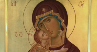 Всех православных христиан с Владимирской иконой Божией Матери