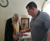 Атаман Камшилов В.В. исповедовался у старца Илия, духовника Патриарха Кирилла