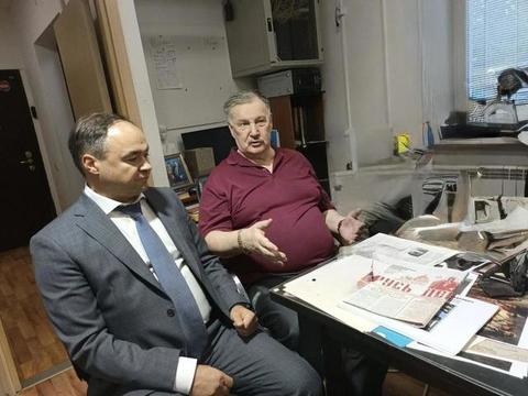 Верховный атаман СКВРиЗ Камшилов В.В. и Мещерские казаки поздравляют атамана ЦКВ Фадюхина А.В. с 50 летним юбилеем